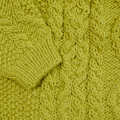 Ichi Antiquities Hand Knitted Pullover in Pistachio