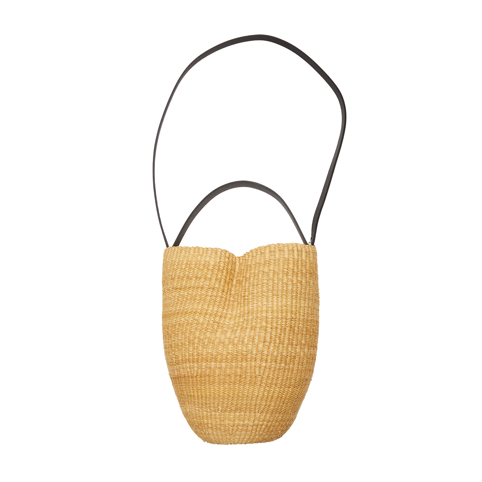 Inès Bressand No36 Haricot Bag in Natural/Black