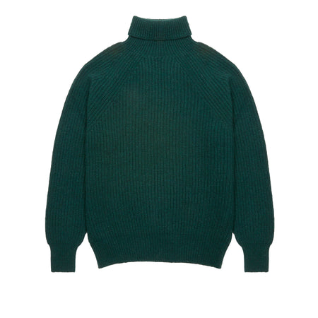 Inis Meáin Boat Builder Roll Neck in Lizard 1