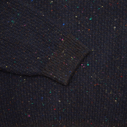 Inis Meáin Cashmere/Merino Bréidin Jumper in Navy Mix