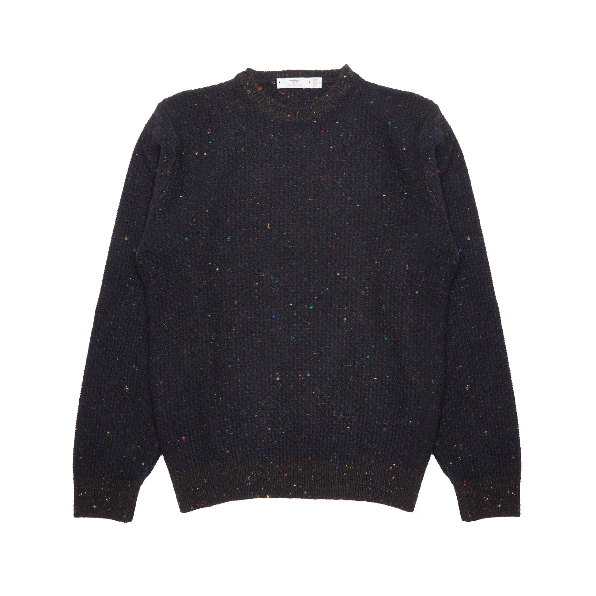 Inis Meáin Cashmere/Merino Bréidin Jumper in Navy Mix
