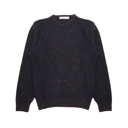 Inis Meáin Cashmere/Merino Bréidin Jumper in Navy Mix