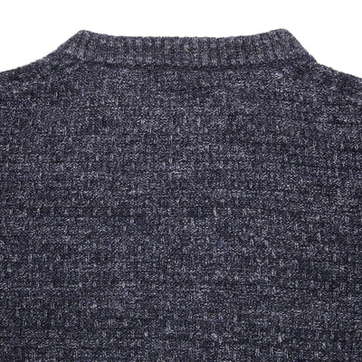 Inis Meáin Caoladóir Jumper in Navy Marl 4