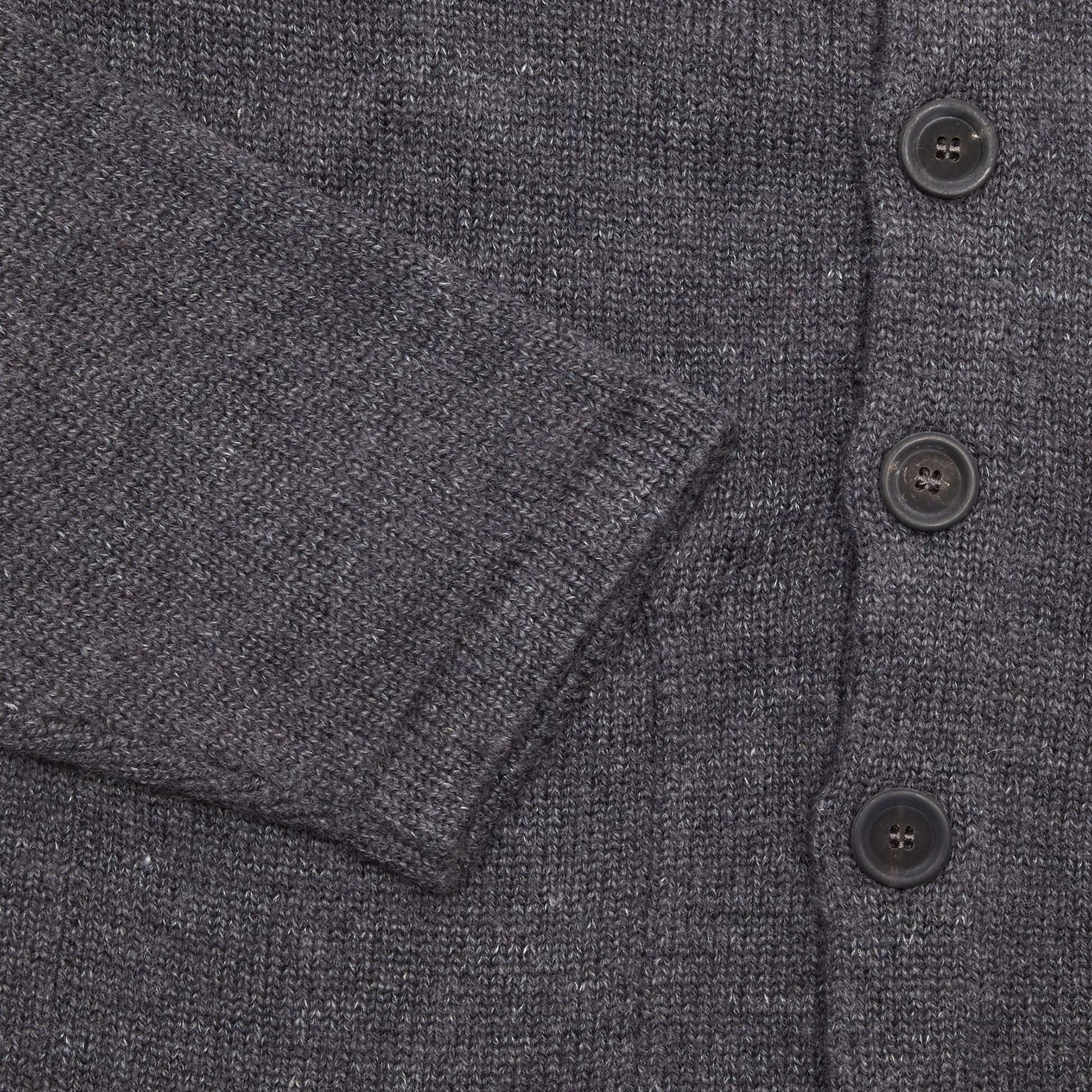 Inis Meáin Merino/Linen New Pub Jacket in Charcoal