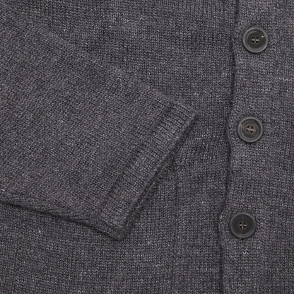 Inis Meáin Merino/Linen New Pub Jacket in Charcoal