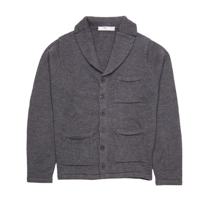 Inis Meáin Merino/Linen New Pub Jacket in Charcoal