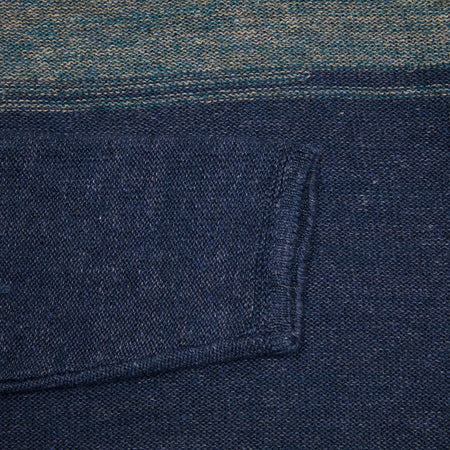 Inis Meáin Ombre Tunic in Navy Mix 1