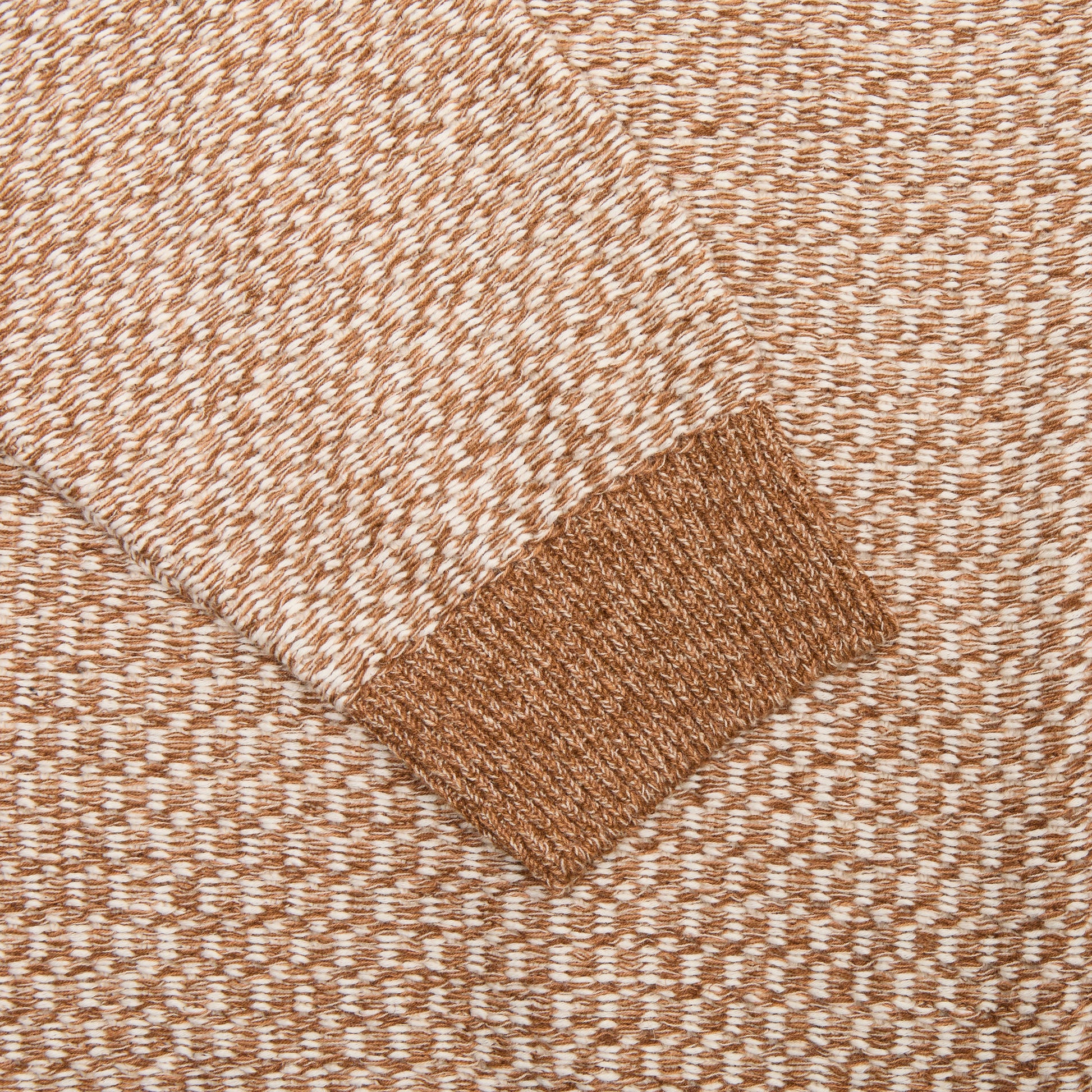 Inis Meáin Cotton/Linen Bomber Jacket in Brown/Cream