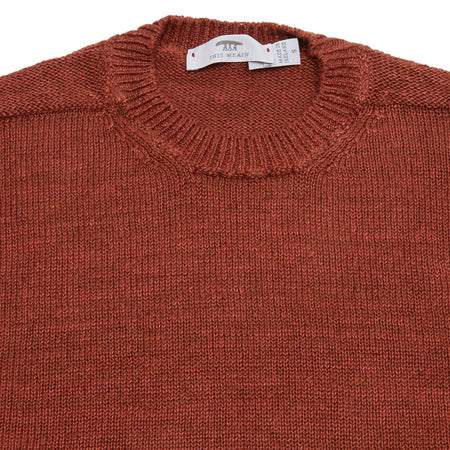 Knitted jumper in soft cool linen.  100% Linen.   Made in Ireland.