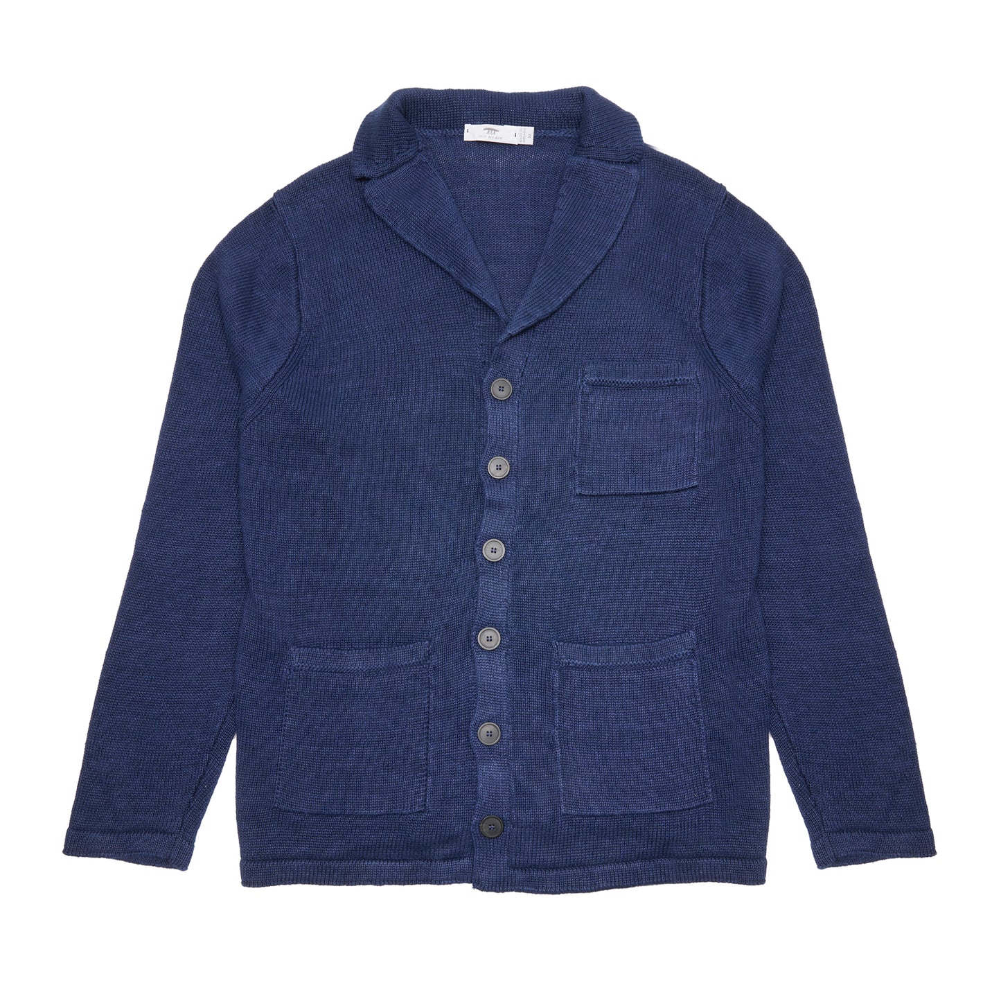 Inis Meáin Washed Linen Pub Jacket in Navy