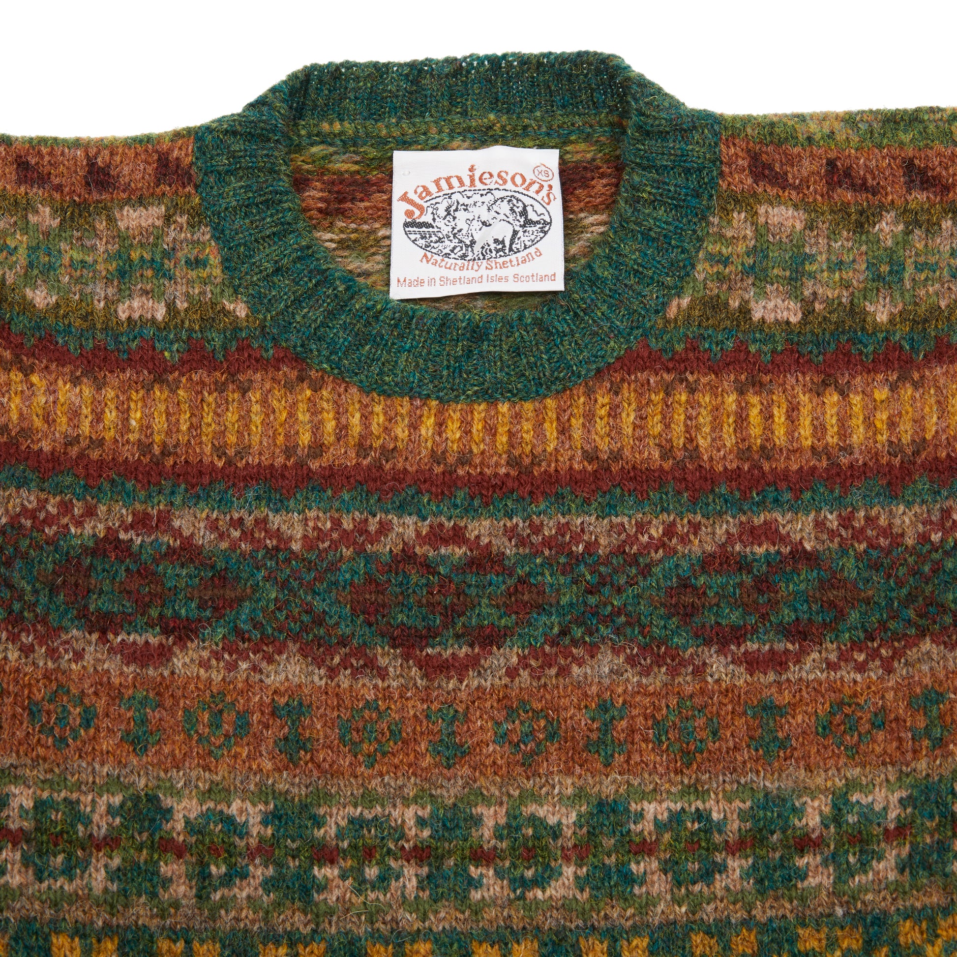 Jamieson's Fair Isle Jumper in Fern