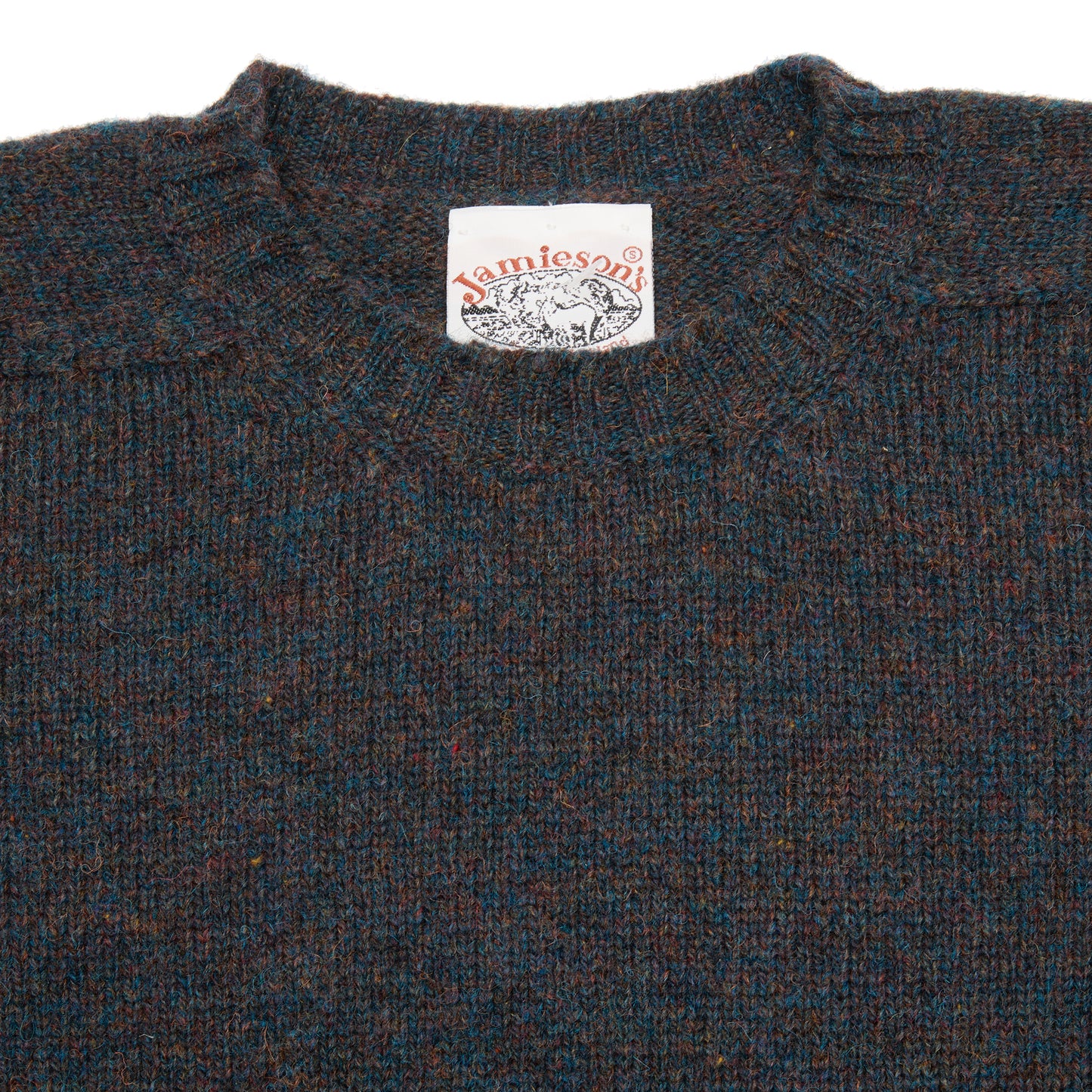 Jamieson's Shetland Jumper in Rosewood