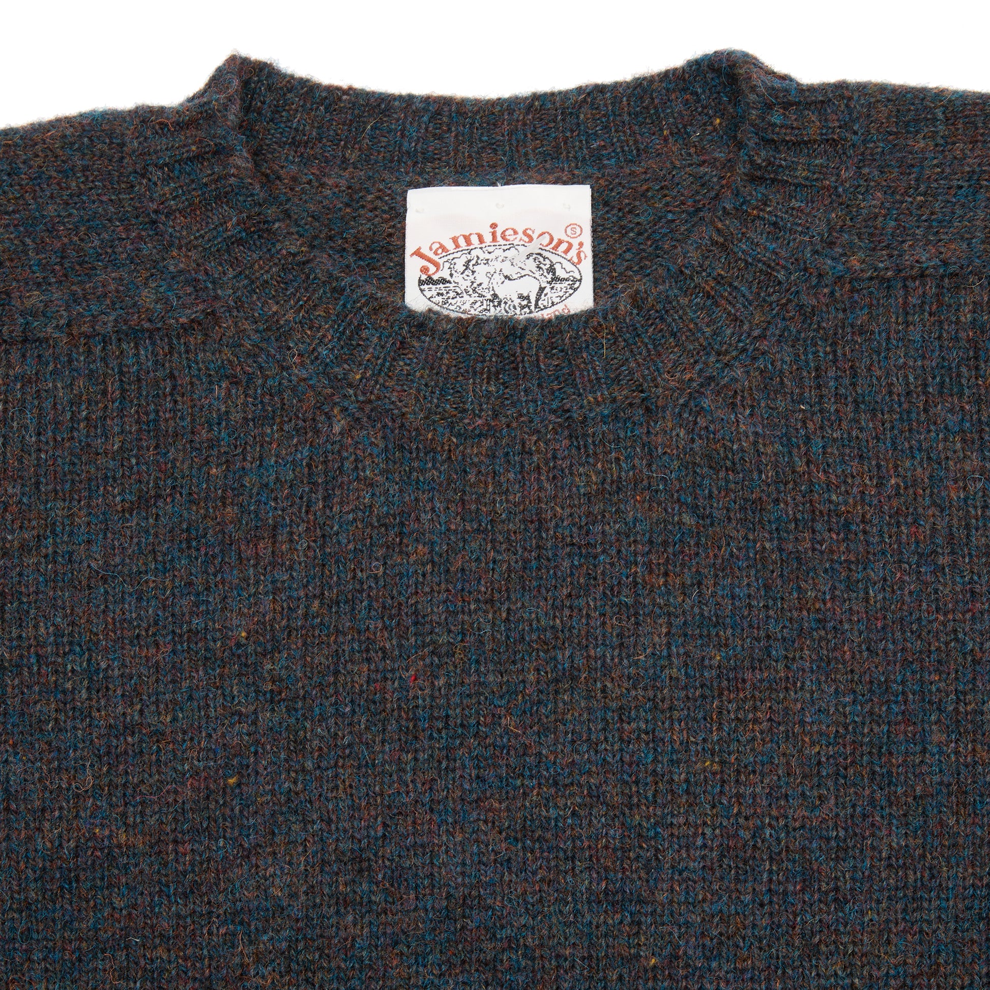 Jamieson's Shetland Jumper in Rosewood