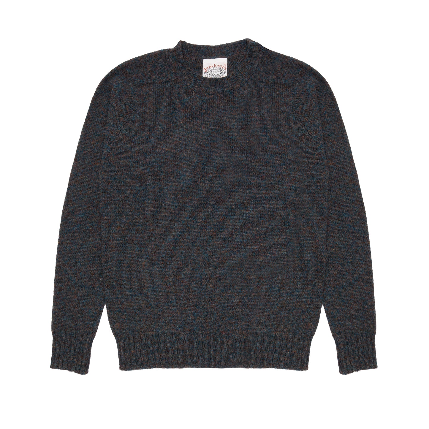Jamieson's Shetland Jumper in Rosewood