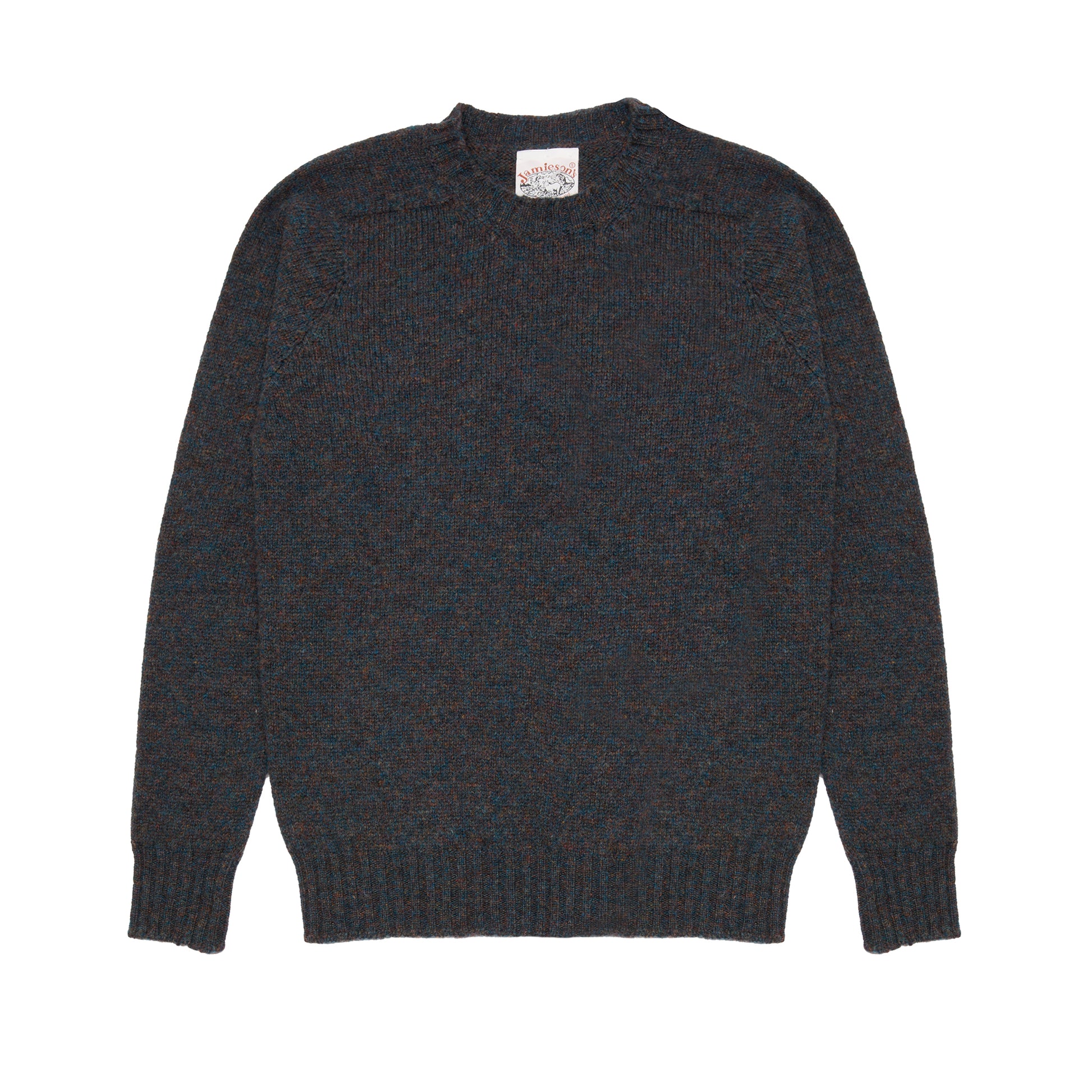 Jamieson's Shetland Jumper in Rosewood