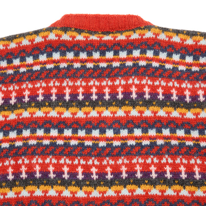 Jamieson's Fair Isle Slipover in Ginger