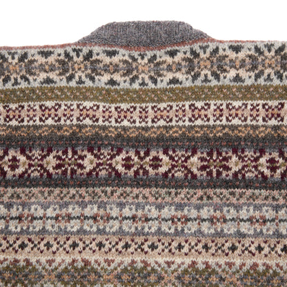 Jamieson's Fair Isle Slipover in Grey