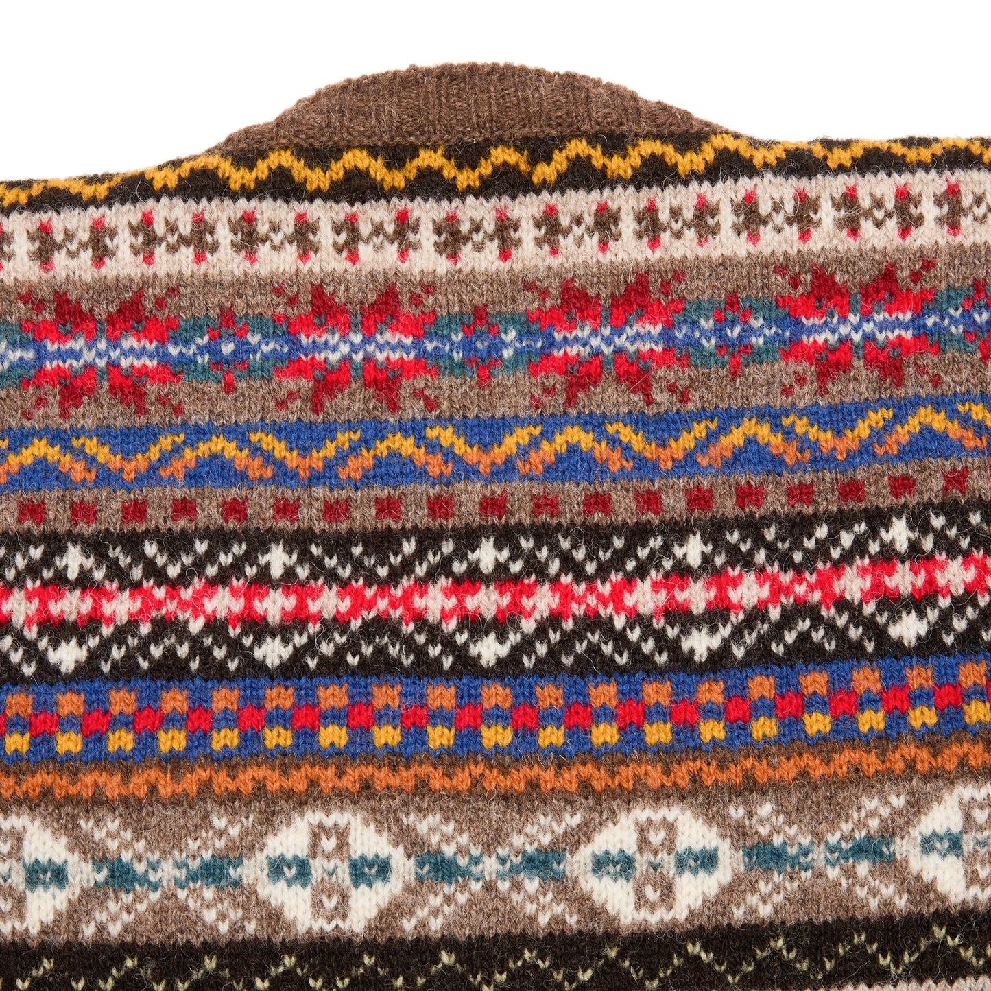 Jamieson's Fair Isle Jumper in Mocha