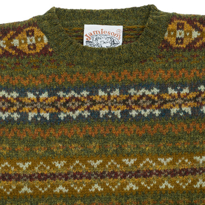 Jamieson's Fair Isle Jumper in Spaghnum