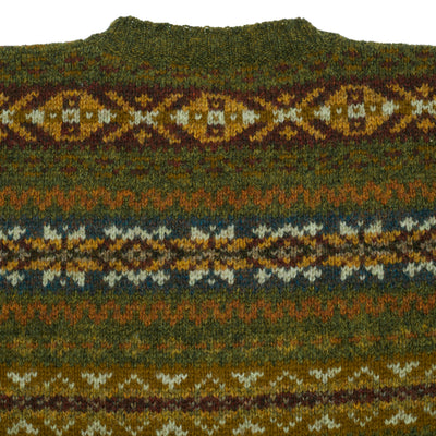 Jamieson's Fair Isle Jumper in Spaghnum