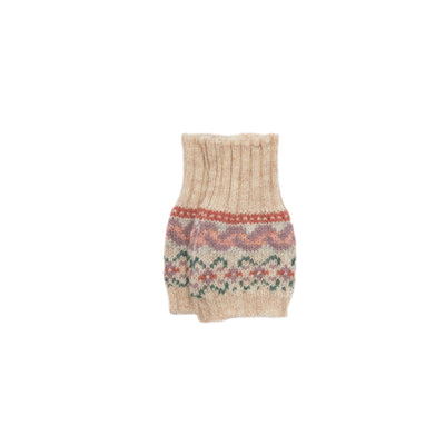 Jamieson's Fair Isle Handwarmers in Sand