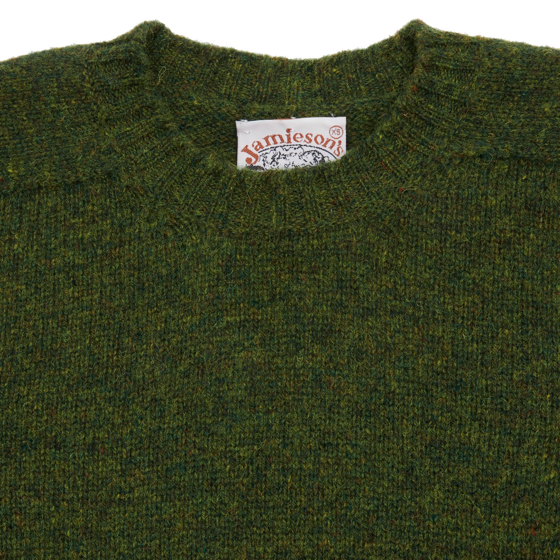 Jamieson's Crewneck Shetland Jumper in Prairie