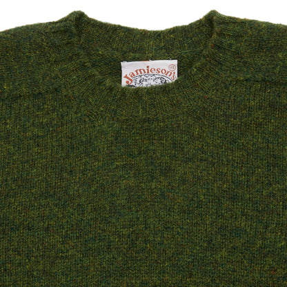 Jamieson's Crewneck Shetland Jumper in Prairie