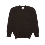 Jamieson's Crewneck Shetland Jumper in Shetland Black 1