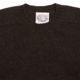 Jamieson's Crewneck Shetland Jumper in Shetland Black 3