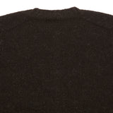 Jamieson's Crewneck Shetland Jumper in Shetland Black 4