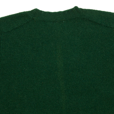 Jamieson's Shetland Jumper in Tartan Green 4