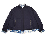 KONRAD Anni Reversible Jacket in Dripping Blue 5