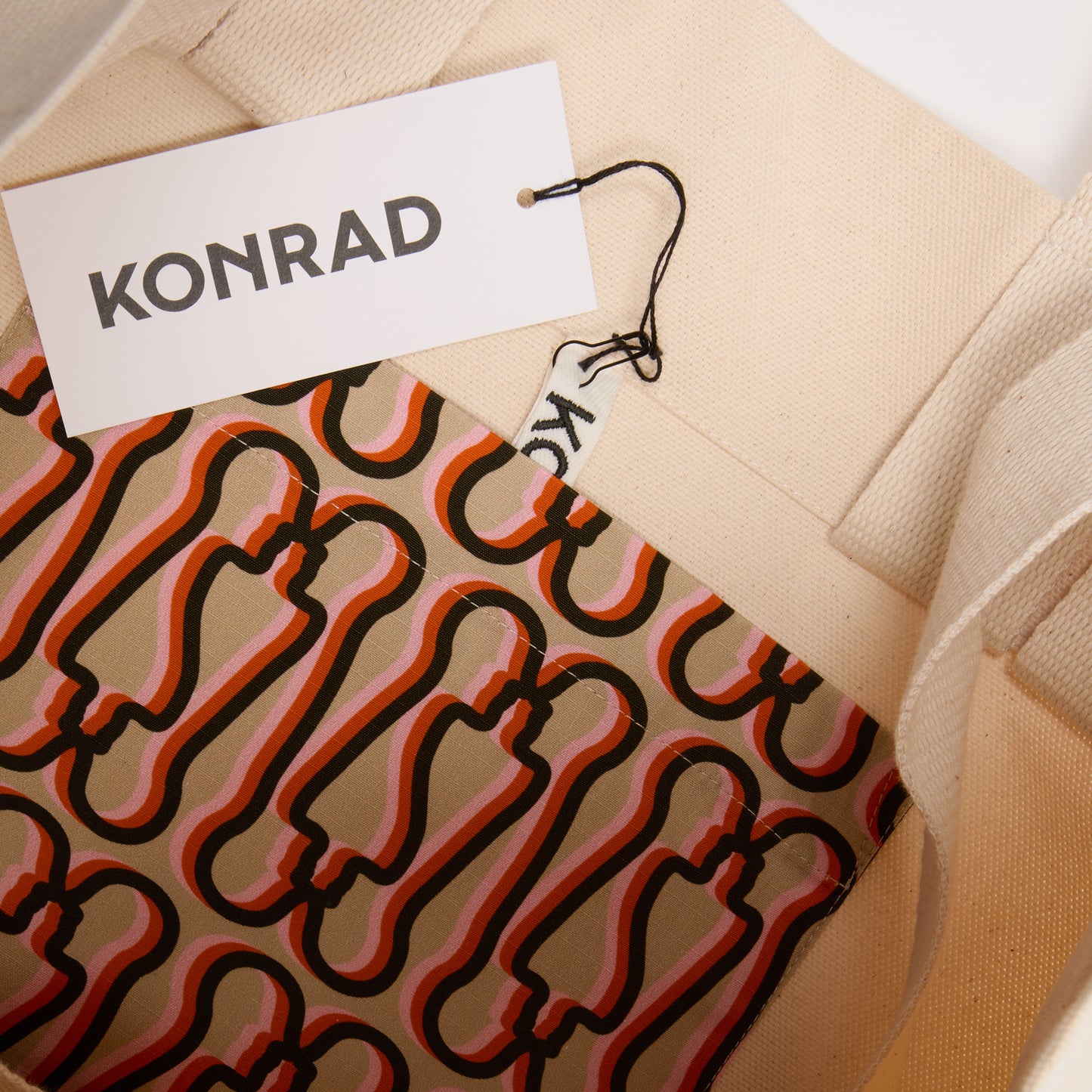 KONRAD Paula Tote Bag in Ecru