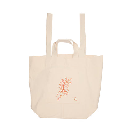 KONRAD Paula Tote Bag in Ecru