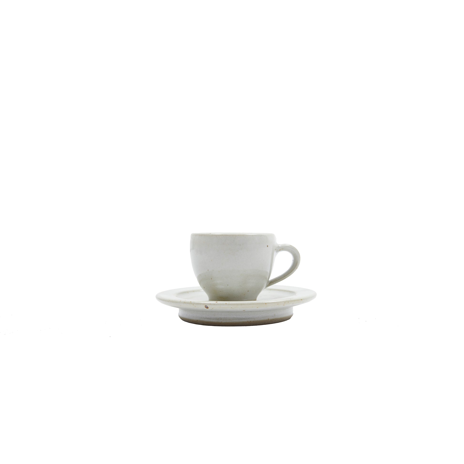 Founded in 1924 in Essen, Germany, Keramische Werkstatt Margaretenhöhe hand-crafted beautiful ceramics reflect the formal principles of the Bauhaus. Their tableware collection was developed with this in mind resulting in a range of classic, timeless pieces.  Keramische Werkstatt Margaretenhöhe Hand Thrown Stoneware Espresso Cup.  Handmade in Germany.  *Espresso cup and saucer sold separately.