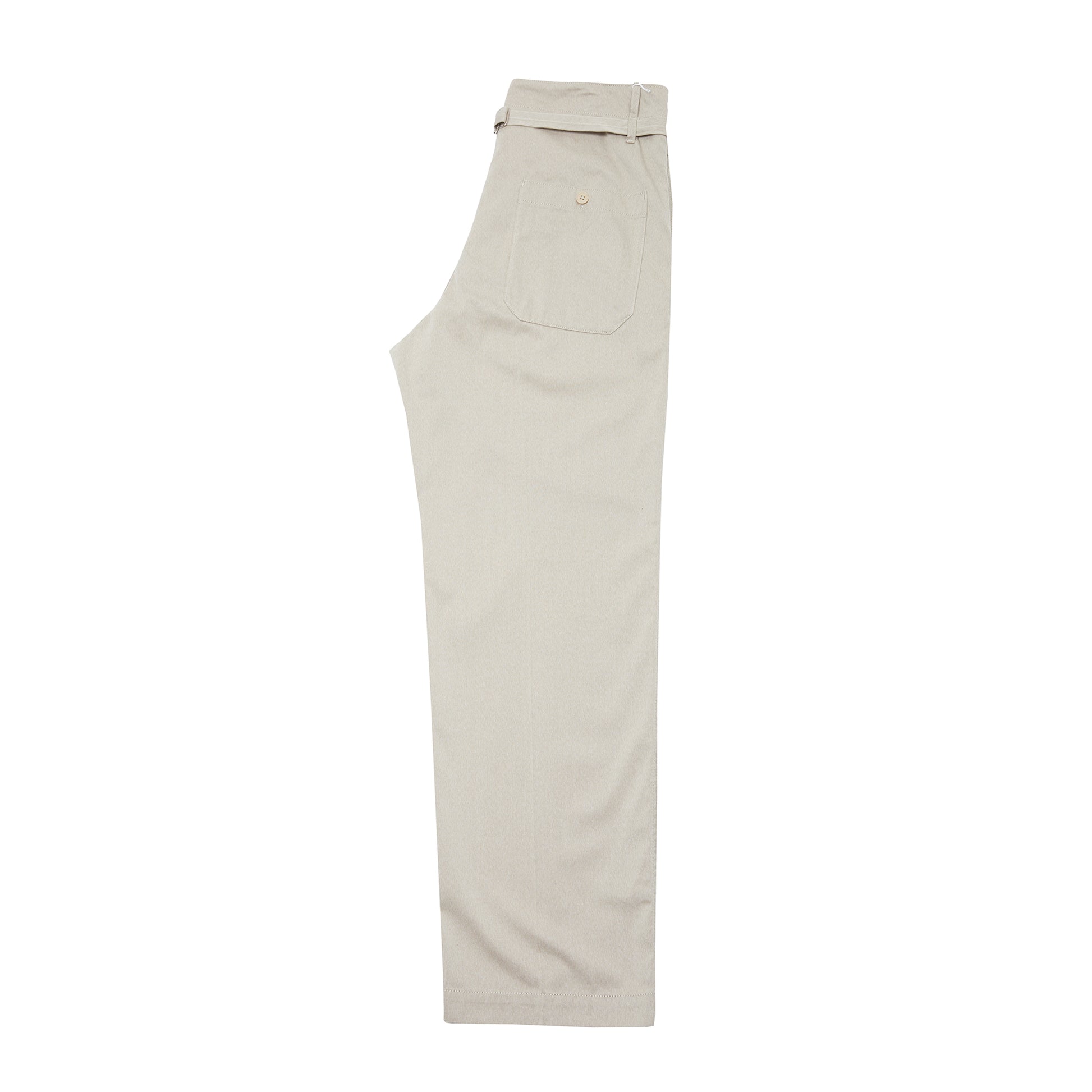 Kaptain Sunshine Buckleback Trousers in Taupe