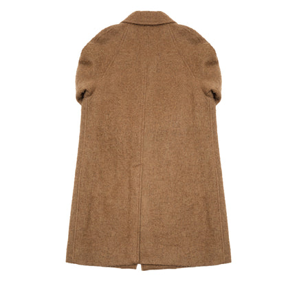 Kaptain Sunshine Napped Wool Umbrella Coat in Top Khaki