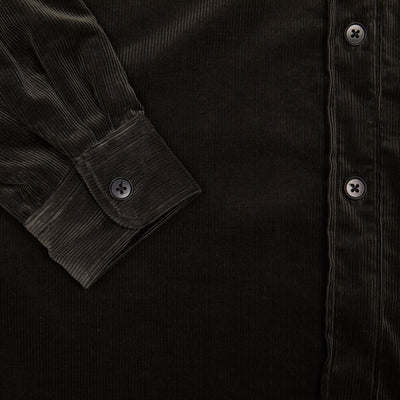 Kaptain Sunshine Corduroy C.P.O. Shirt Jacket in Charcoal