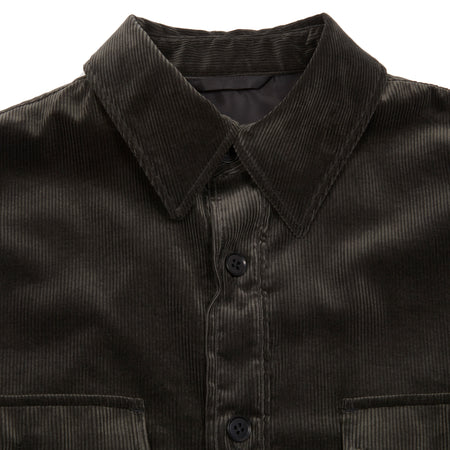 Kaptain Sunshine Corduroy C.P.O. Shirt Jacket in Charcoal