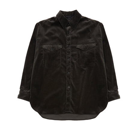 Kaptain Sunshine Corduroy C.P.O. Shirt Jacket in Charcoal