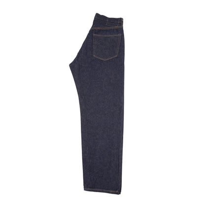 Kaptain Sunshine 5P Zipper Front Denim Pants in Indigo Wash
