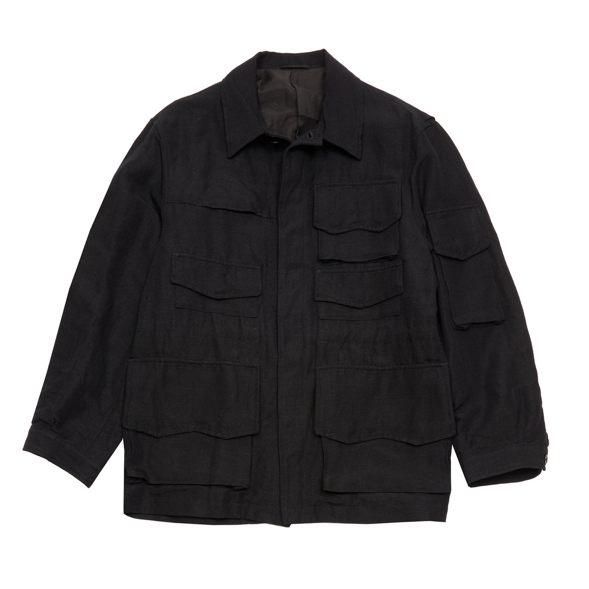Kaptain Sunshine Wool/Hemp Explorer Jacket in Black