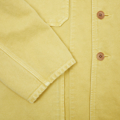 Kaptain Sunshine Cotton Hemp Hunt Jacket in Butter