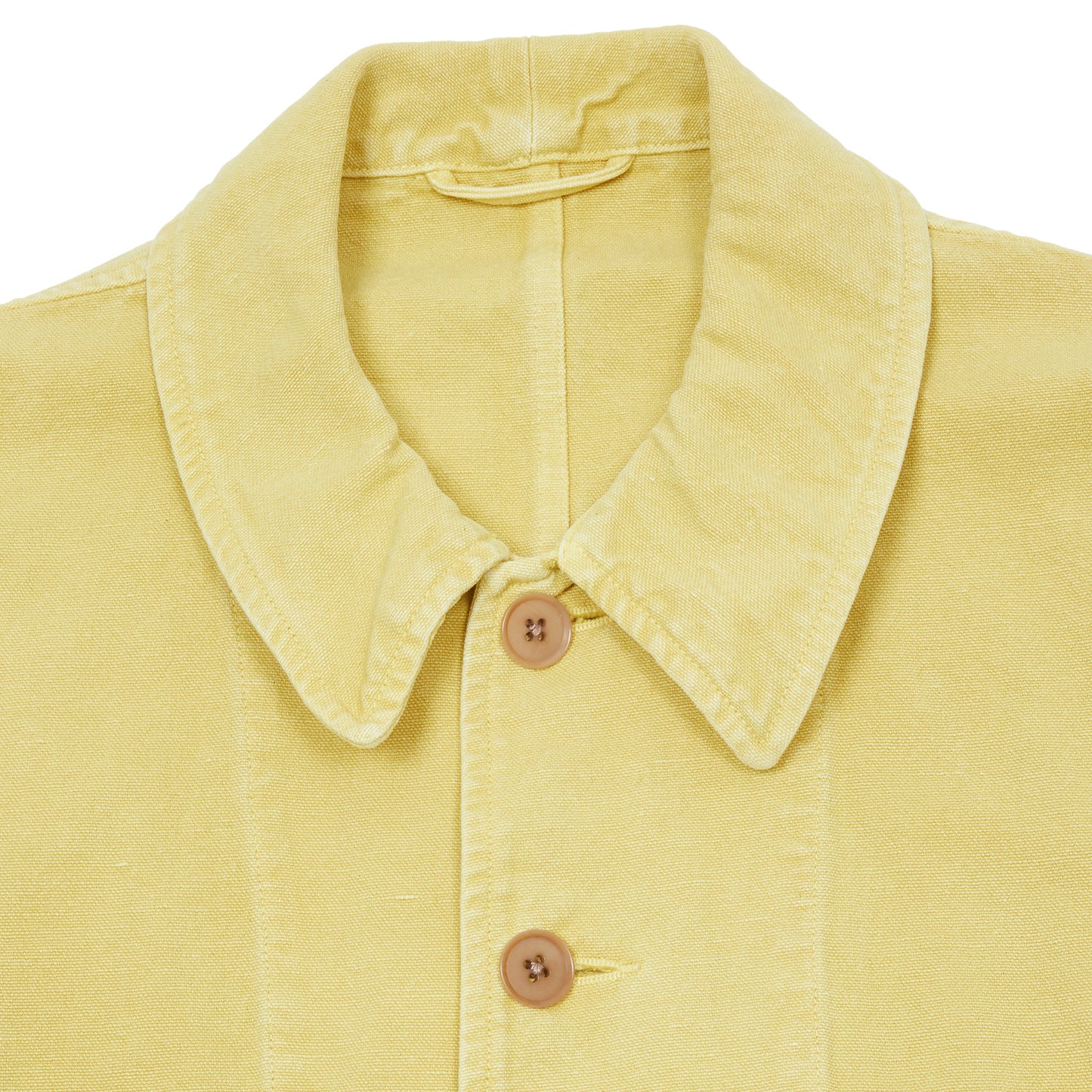 Kaptain Sunshine Cotton Hemp Hunt Jacket in Butter