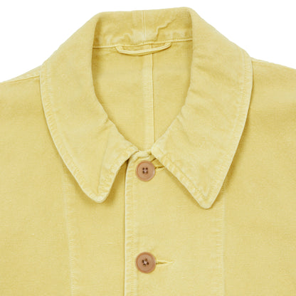 Kaptain Sunshine Cotton Hemp Hunt Jacket in Butter