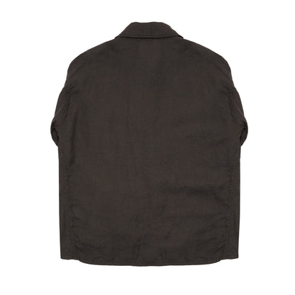 Kaptain Sunshine Safari Shirt Jacket in Ink Black