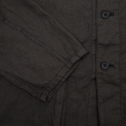 Kaptain Sunshine Safari Shirt Jacket in Ink Black