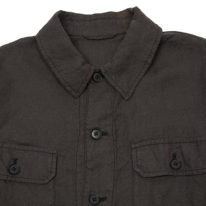Kaptain Sunshine Safari Shirt Jacket in Ink Black