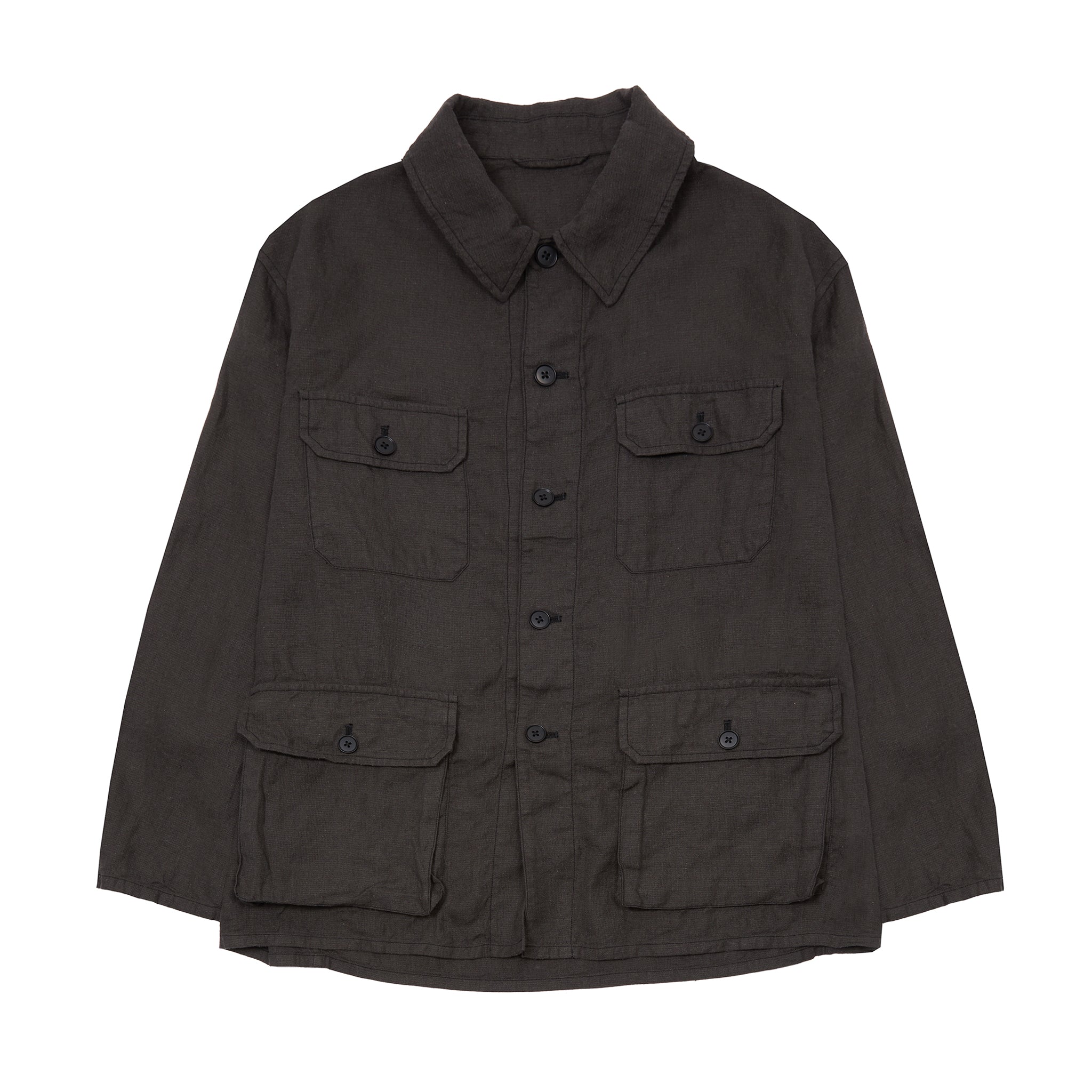Kaptain Sunshine Safari Shirt Jacket in Ink Black – Dick's Edinburgh