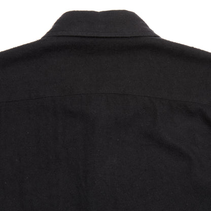 Kaptain Sunshine Silk Flannel 2Pockets Shirt in Black